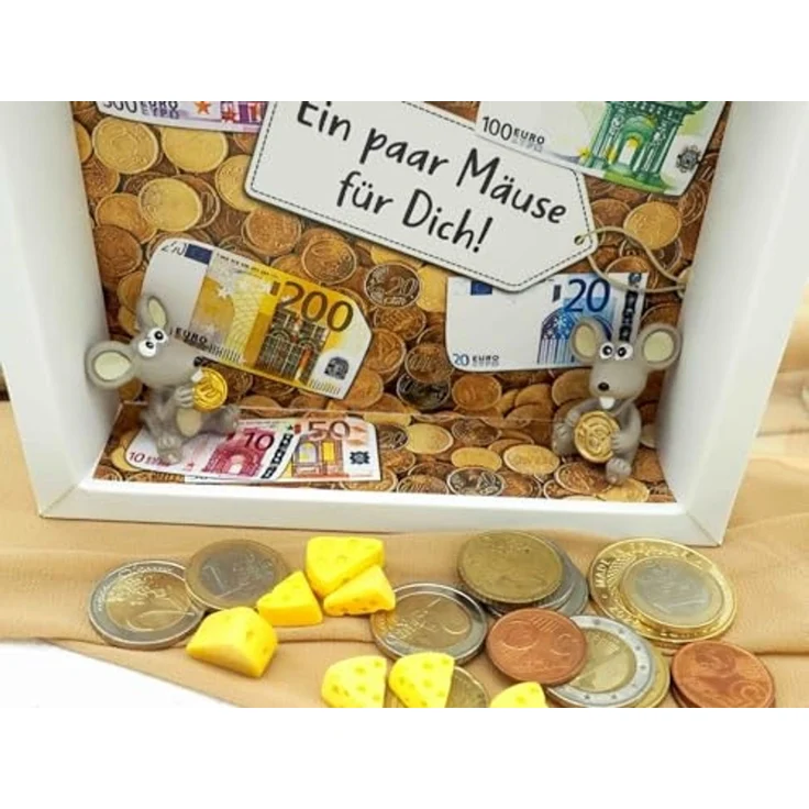 ZauberDeko Geschenkbox Geldgeschenk Verpackung Geldmäuse Mäuse Geld Geburtstag Geschenk – Bild 3