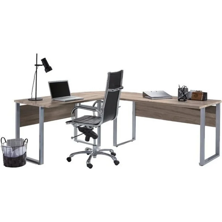 moebel-dich-auf Schreibtisch TABOR WINKELSCHREIBTISCH (Schreibtisch, 1-St, Winkelschreibtisch in 2 Farbvarianten), wechselseitig montierbar - Made in Germany – Bild 3
