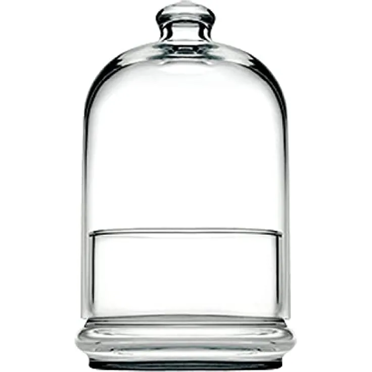 Pasabahce Tortenplatte Midi Patisserie, Glas, (Packung, 2-tlg, 1 Schale klein, 1 Deckel)