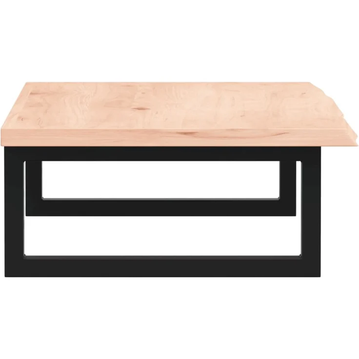 vidaXL Waschtischplatte mit Halterung Stahl und Massivholz Eiche 3302545 – Bild 5