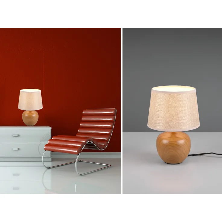 TRIO Leuchten 'Luxor' Schreibtischlampe, ohne Leuchtmittel, warmweiß - kaltweiß