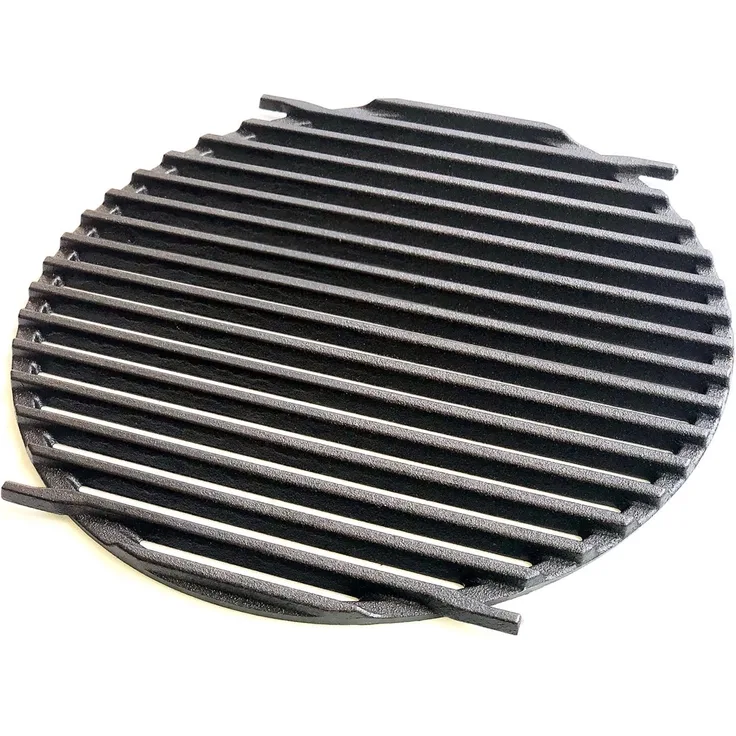 Deinwerk Grillrost mit Rostheber, Gusseisen schwarz, Ø 30cm