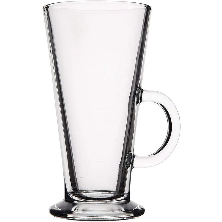 2x Pasabahce 2er-Set 55861 Teeglas mit Henkel 'Columbian 263ml für Tee, Latte Macchiato, Irish Coffee, Punsch, Glühwein, heiße Schokolade