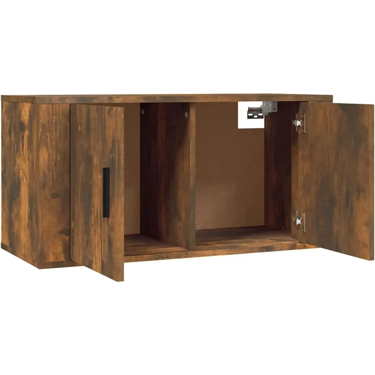 TV-Wandschrank, Fernsehschrank Räuchereiche 80 x 34,5 x 40 cm – Bild 5