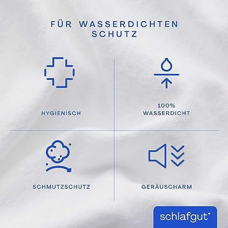 Matratzenauflage Baselayer Matratzenschutz Pro Schlafgut, wasserundurchlässig – Bild 3