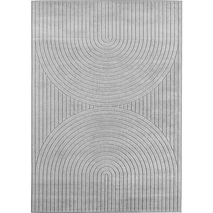In- & Outdoor Teppich Nova 1201, rechteckig - 140 x 200 cm - Silber – Bild 1