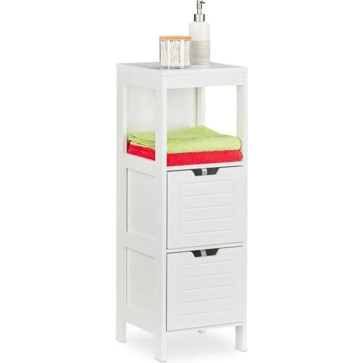 Badezimmerschrank weiß 10032185 – Bild 1