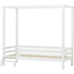 Hoppekids ECO Dream Himmelbett mit Leiter mit Liegefläche 90x200 cm - weiß