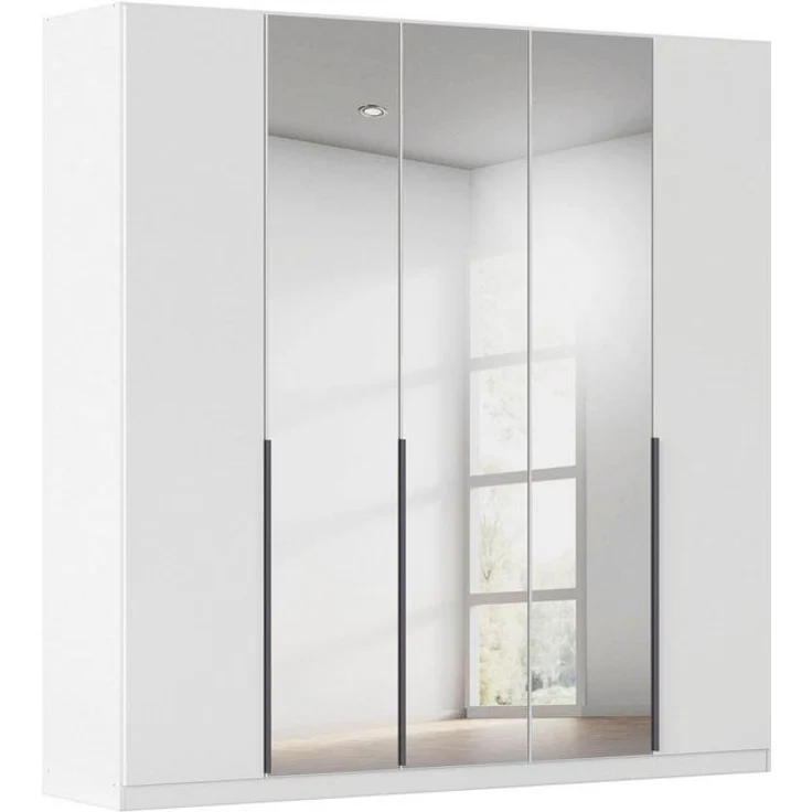 OTTO home Drehtürenschrank Kleiderschrank Schrank Garderobe AGORDO mit Dekor- oder Hochglanzfront (in zwei Griff-Farben, Breiten 91-405 cm) durchdachte Innenausstattung, in 7 Breiten und 2 Höhen MADE IN GERMANY – Bild 2