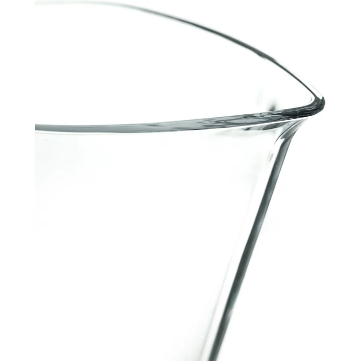 Karaffe mit Griff aus Glas, 1,3 Liter, 20x16 cm Transparent Glaskaraffe Rot – Bild 4