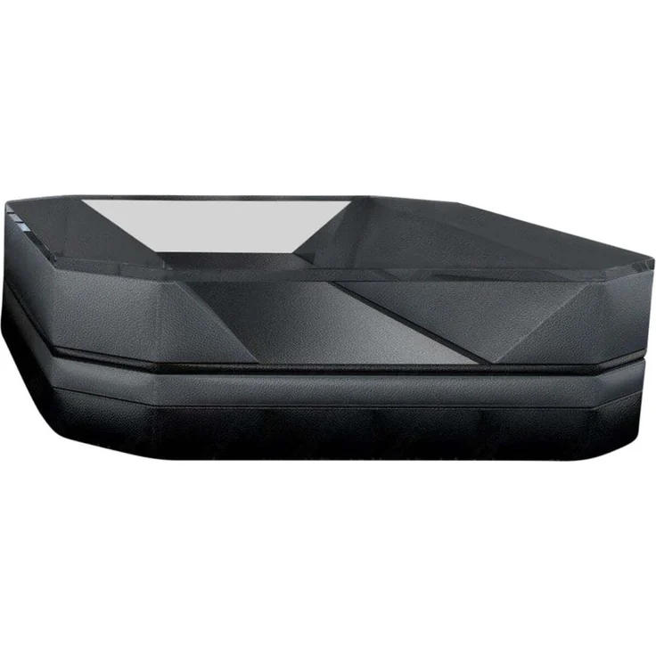 Sofa Dreams - Wohnzimmertisch Turino – Modern & Stilvoll - Kunstleder - Weiß-Schwarz – Bild 5
