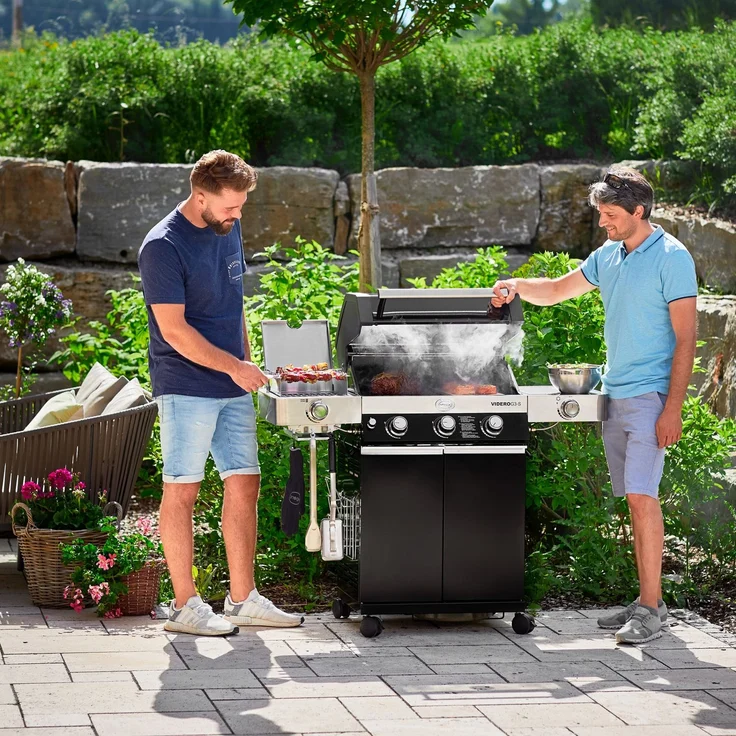 RÖSLE BBQ Gasgrill Videro G3-S Primezone Seitenbrenner Schutzhaube 2026 – Bild 2
