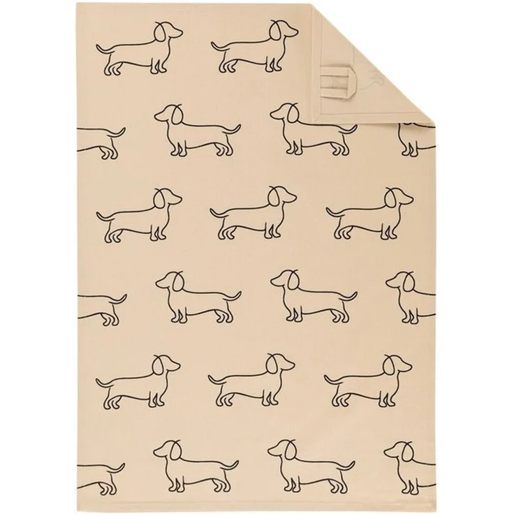 Cawö Home Geschirrtuch Cuisine WE LOVE DOGS 6246, (1-tlg) – Bild 2