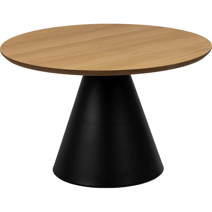 MID.YOU Couchtisch Eiche, rund, konisch, 43 cm, Natur, FSC Mix für Wohnzimmer