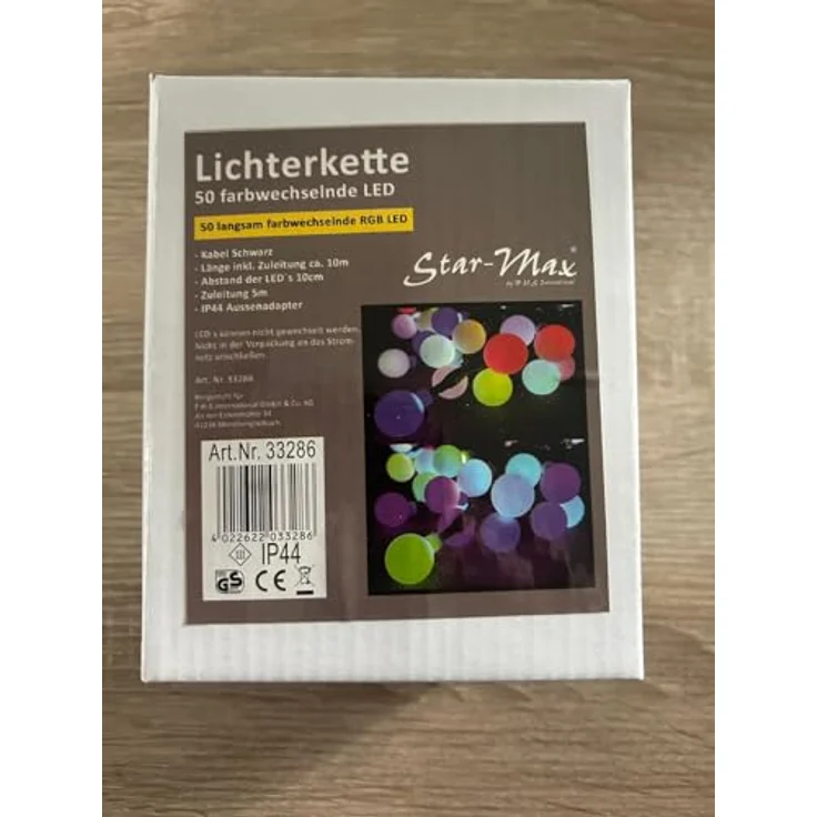 LED Lichterkette mit 50 Farbwechsel-LED – Bild 3