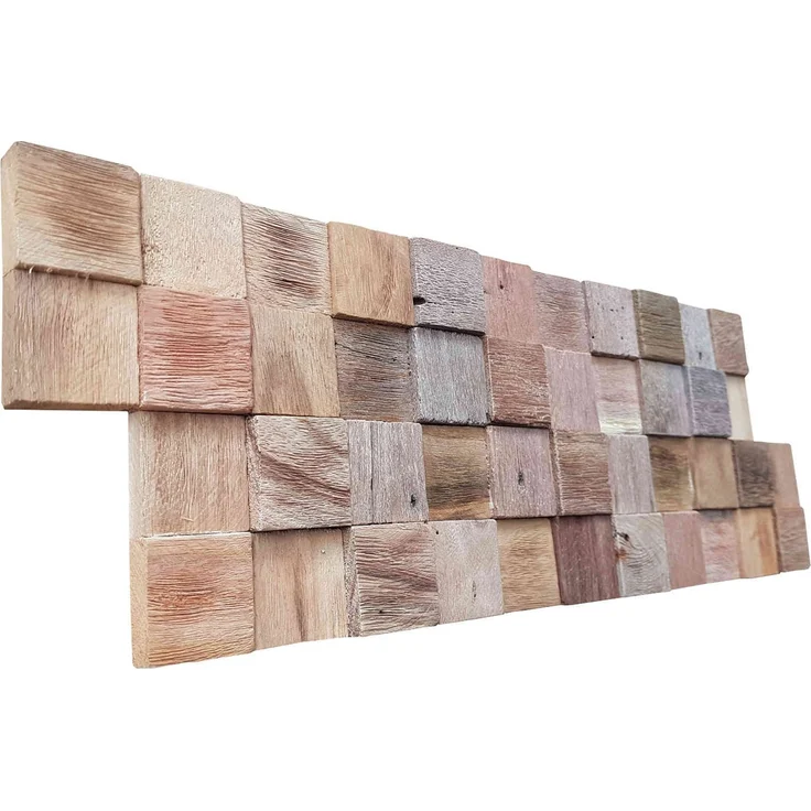 Holz Wandverkleidung Natural Cube – Bild 3