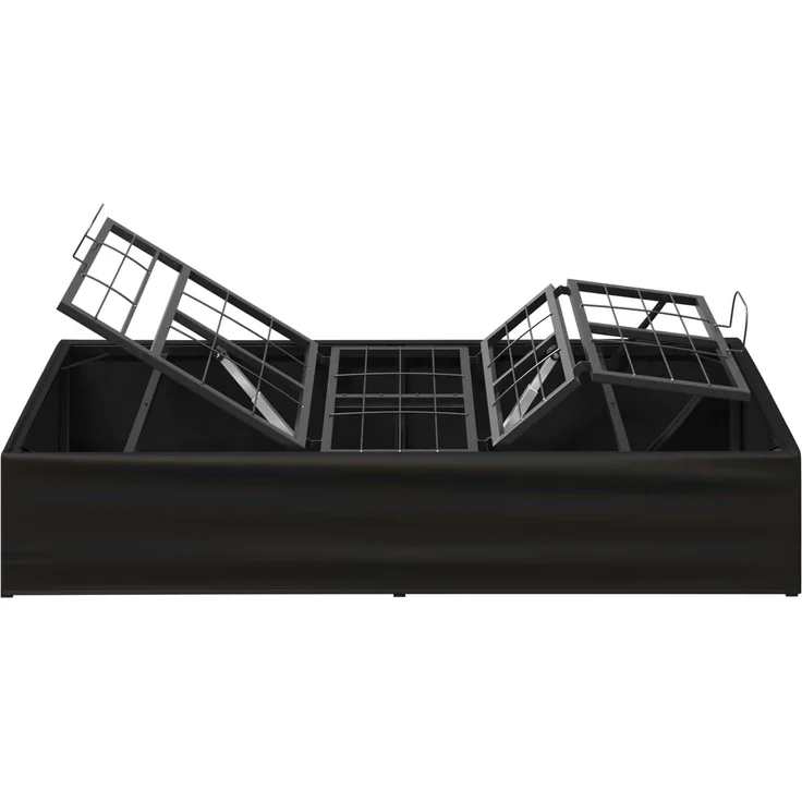 vidaXL Elektrisch verstellbares Bettgestell Schwarz 190 x 90 x 33,5 cm 42037329 – Bild 7