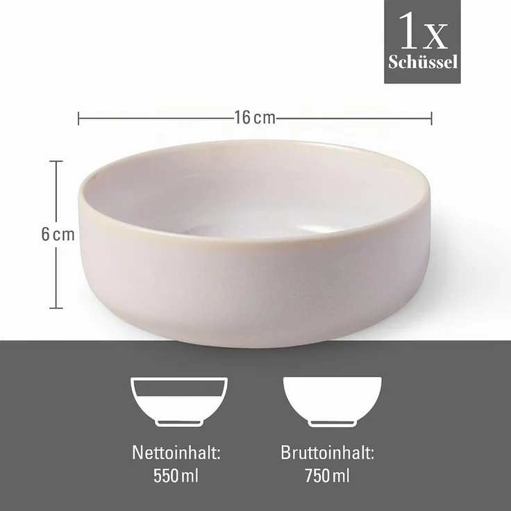 like. by Villeroy & Boch Crafted Cotton Bol – Bild 3