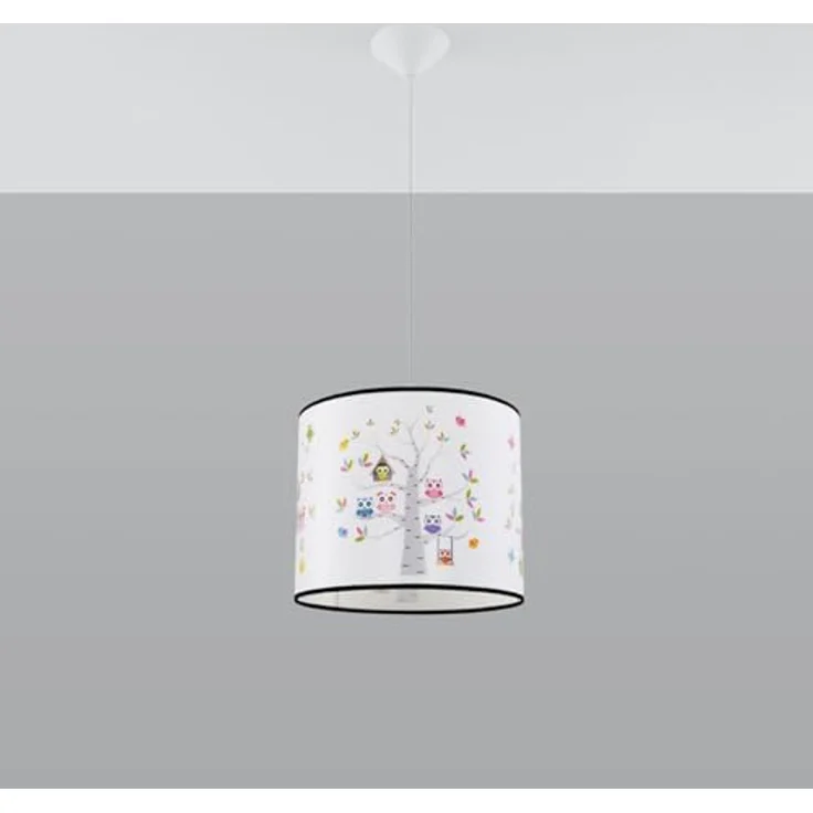 Sollux Lighting Hängeleuchte Owls 30, Pendelleuchte mit Eulendesign, mehrfarbig, 30 cm – Bild 3