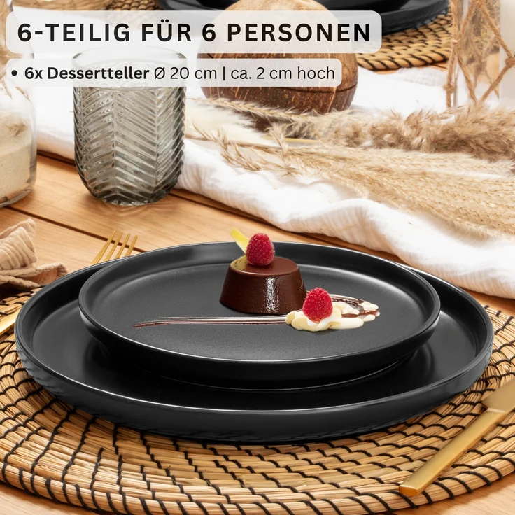 SÄNGER Dessertteller Set Madeira 6 teilig – Bild 2