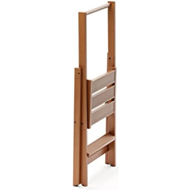 Arredamenti Italia 2-Stufen Leiter Kimora, Holz - zusammenklappbar - 2 Stufen -Farbe: Kirsche Holz AR-It il Cuore del Legno“ – Bild 3