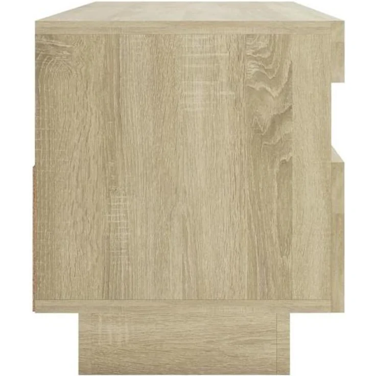 vidaXL TV-Schrank mit LED-Leuchten Sonoma-Eiche 100x35x40 cm 804457 – Bild 7