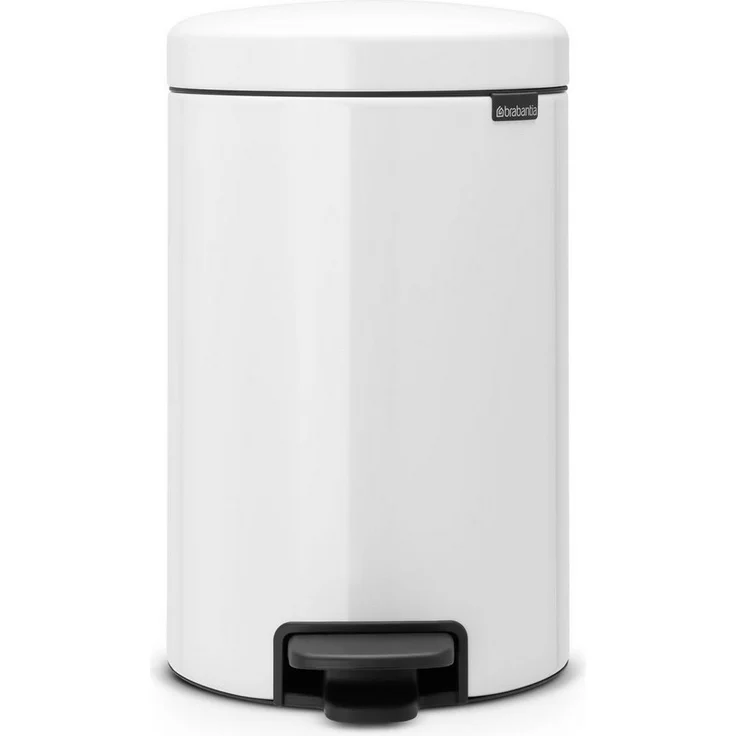 Brabantia 'Newicon' Treteimer, white, 12 L – Bild 1