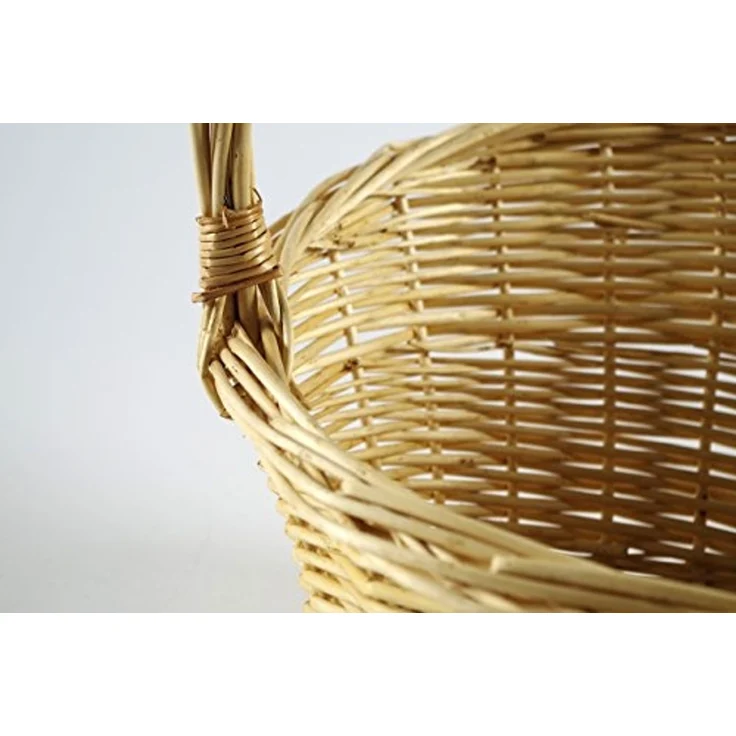 Kobolo Dekokorb Geschenkkorb Präsentkorb natur Weide 42x35x13cm – Bild 2