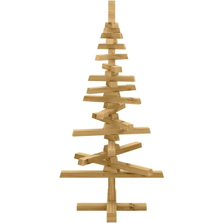vidaXL Holz Weihnachtsbaum KOTKA 90 cm Massives Kiefernholz 42016698 – Bild 6