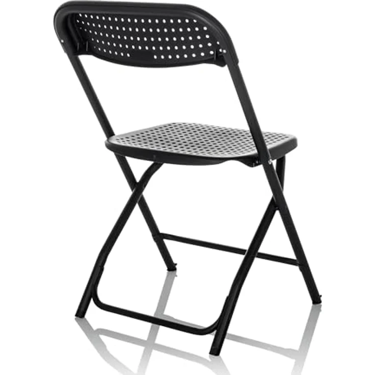 hjh OFFICE Klappstuhl bis 250kg belastbar TUDELA XXL PRO Campingstuhl klappbar, Indoor- und Outdoor Faltstuhl, Schwarz – Bild 10