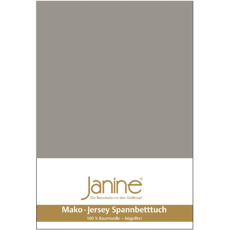 Janine Mako Jersey Spannbetttuch Bettlaken 140-160x200 cm OVP 5007 77 vulkan