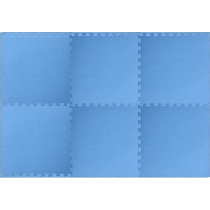 vidaXL Pool Bodenschutzmatte 6 stk. Blau 2,16 ㎡ EVA-Schaum 3433270 – Bild 5