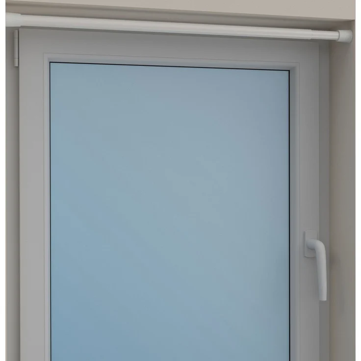 SPANNSTANGE/DUSCHVORHANGSTANGE Serrofix 80-130 cm, 26/23 mm Ø Weiß – Bild 5
