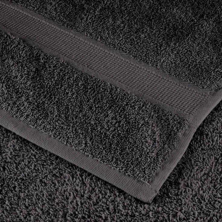 vidaXL Premium Waschlappen SOLUND 50 Stk. Anthrazit 15x21 cm 600 g/qm 137147 – Bild 5