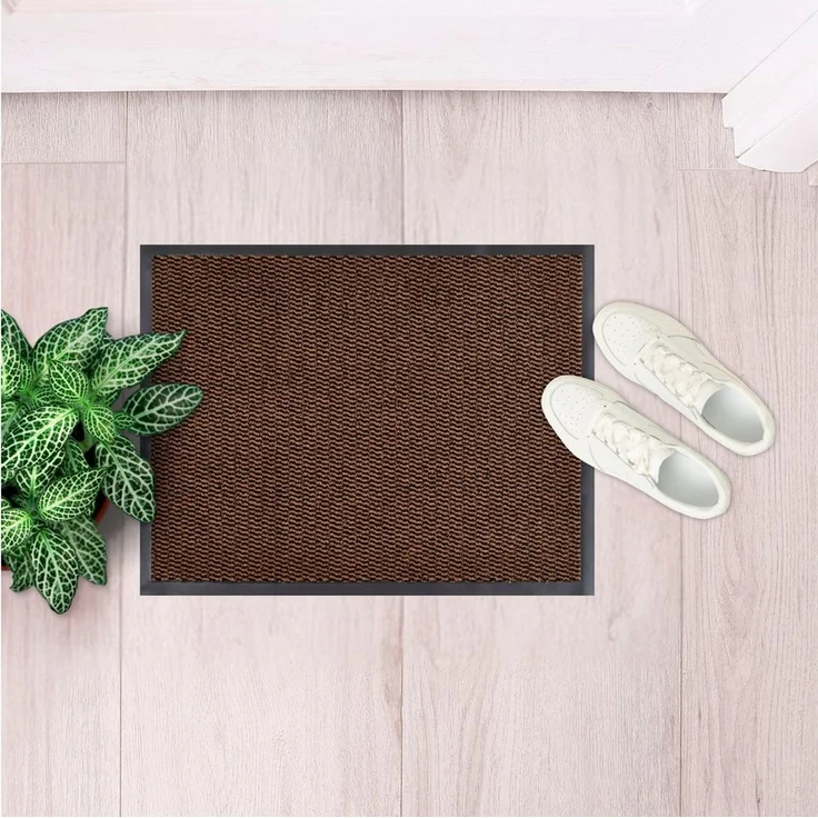 Andiamo Fußmatte Easy, Made in Netherlands, rechteckig, Höhe: 5 mm, Schmutzfangmatte, rutschhemmend, Innen- und überdachten Außenbereich – Bild 1