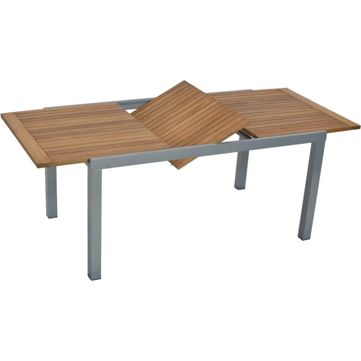 Naxos Set 5tlg, 4 Stapelsessel, Ausziehtisch 150 (200) x 90 cm – Bild 7