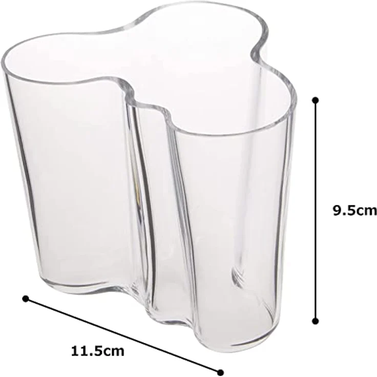 iittala Alvar Aalto Collection Vase 95 mm klar – Bild 7