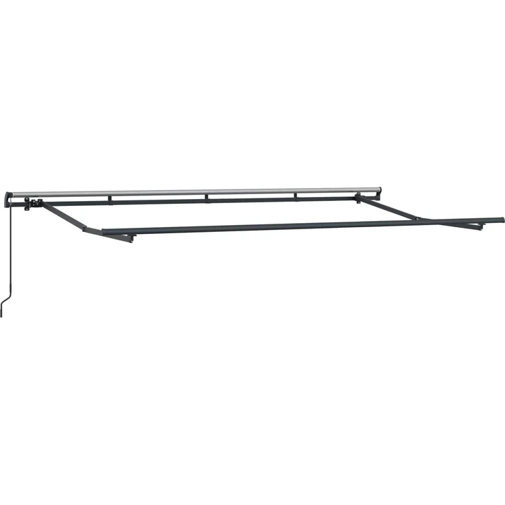Einziehbare Markise, Sonnenmarkise Gestreift Blau 350x200 cm Stoff – Bild 5