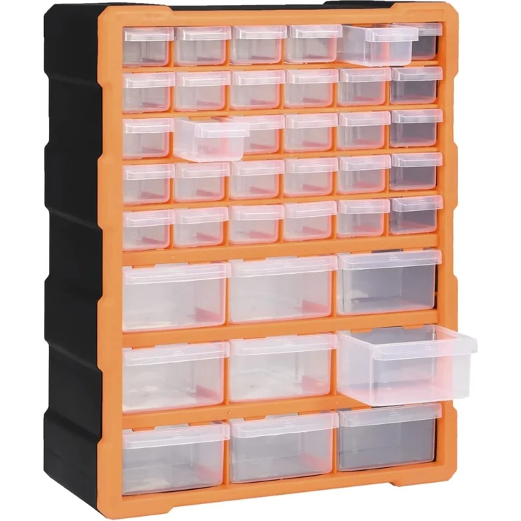 vidaXL Multi-Schubladen-Organizer mit 39 Schubladen 38x16x47 cm 147585 – Bild 5