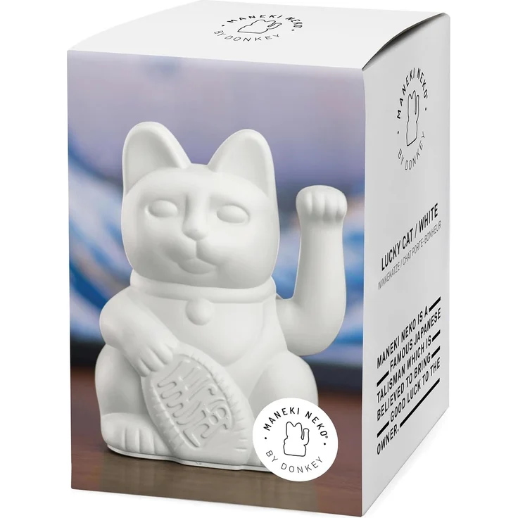 Donkey Winkekatze Lucky Cat White – Bild 3