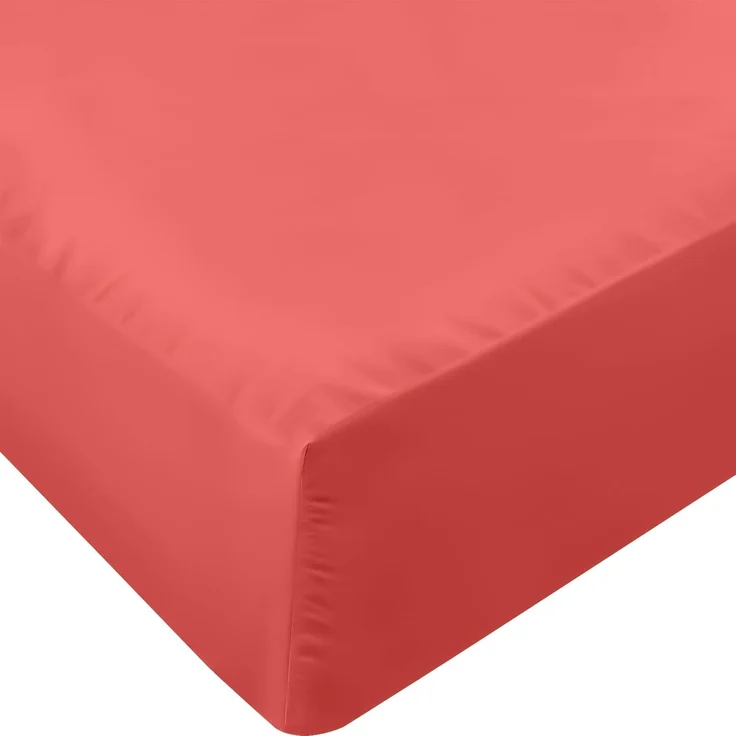 Utopia Bedding Spannbettlaken für Kingsize-Bett, Spannbetttuch, Tiefe Tasche, weiche Mikrofaser, einlauf- und lichtbeständig, pflegeleicht, nur 1 Spannbetttuch (Koralle) – Bild 1