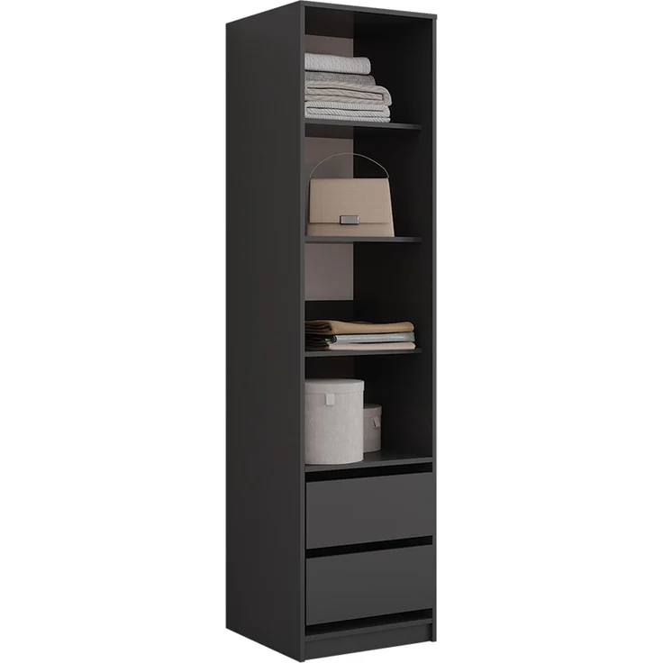 Kleiderschrank Elmo Anthrazit 50 x 200 cm Vicco – Bild 6