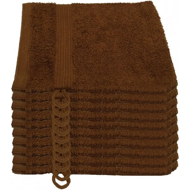 Julie Julsen Waschhandschuh 10-Waschhandschuh-Schokobraun-Waschhandschuh 15 x 21 cm (10-tlg)