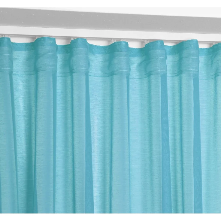 Beautex Gardine Transparente Gardine Dolly, wählbar mit Kräusel- und Ösen- Aufhängung (1 St), Kräuselband, transparent – Bild 5