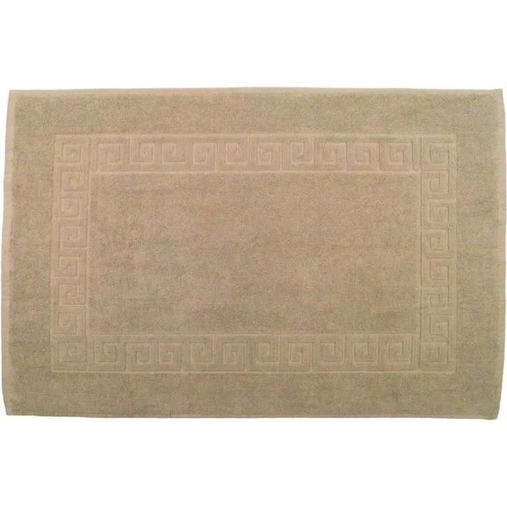 Julie Julsen Badematte 1-Badematte-Sand-50 x 40 cm, Baumwolle, Spiral