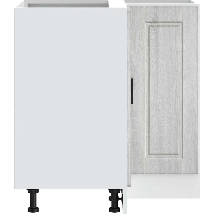 vidaXL Küchen-Eckunterschrank Porto Grau Sonoma Holzwerkstoff 853993 – Bild 6