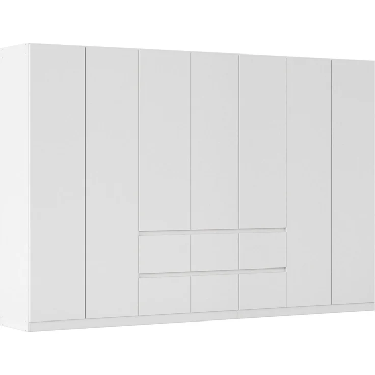 rauch Kleiderschrank Mehrzweckschrank Aktenschrank Mietswohnung Garderobe MAINZ 315cm breit (3 verschiedene Ausstattungen BASIC/CLASSIC/PREMIUM (inkl. SOFT-CLOSE) grifflose Front, Außentüren mit Push-to-Open Funktion MADE IN GERMANY – Bild 1