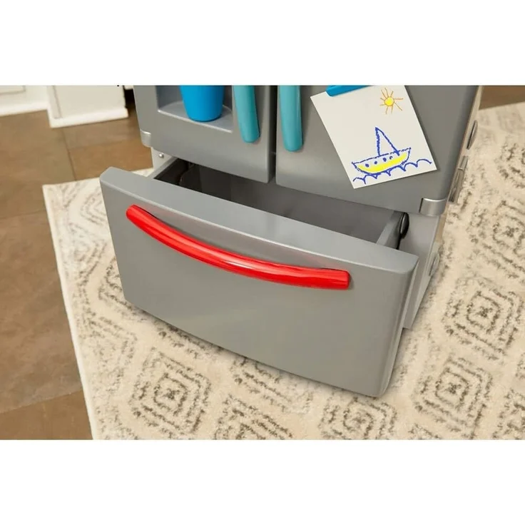 little tikes 651427E7C First Fridge - Interaktiver & Realistischer Kühlschrank - Mit Licht & Geräuschen - Schein-Spielgerät für Kinder – Bild 5