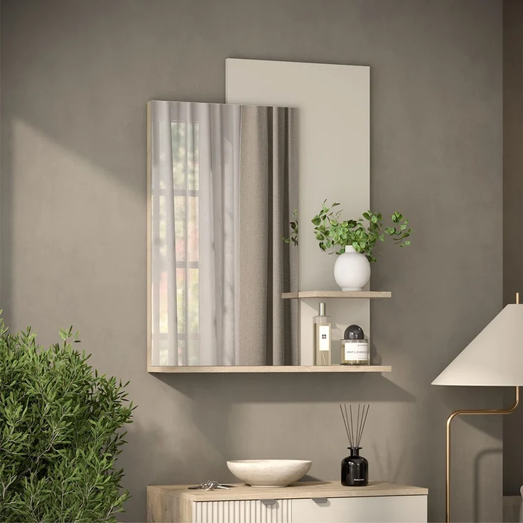 Wandspiegel Puerto Eiche/Cashmere 70x90 cm Vicco – Bild 3