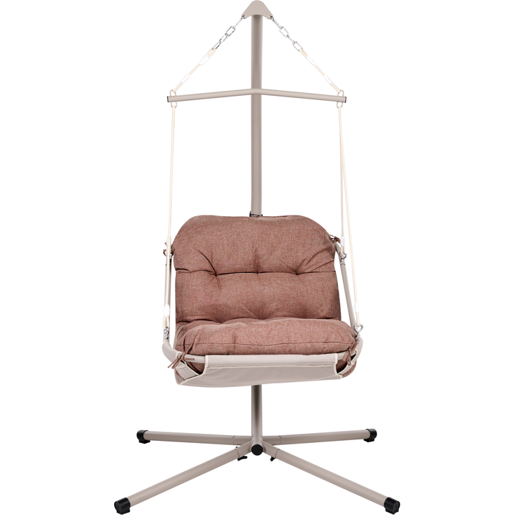 Hängesessel mit Gestell ALGHERO Metall Braun – Bild 4